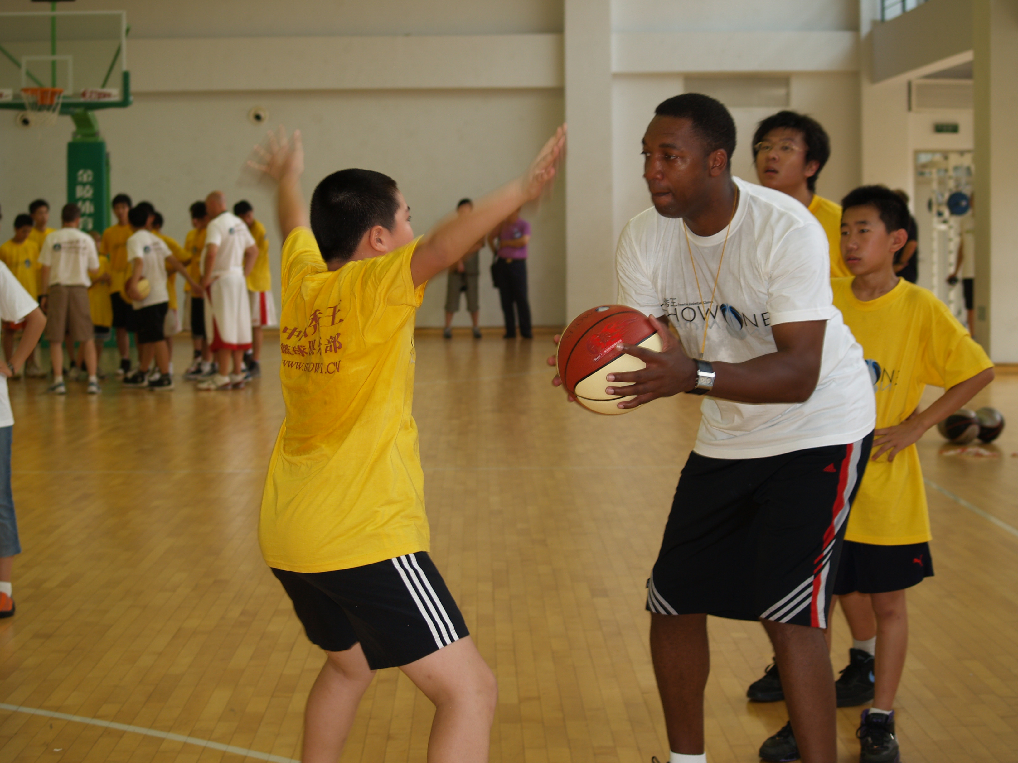 巴基斯坦篮球选手参加国际篮球训练营 巴基斯坦篮球选手参加国际篮球训练营